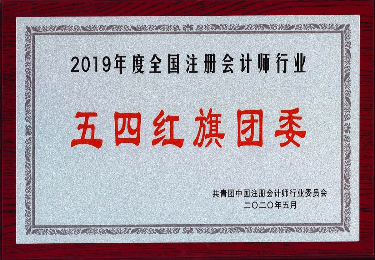 2019年度全國注冊會計師行業“五四紅旗團委”
